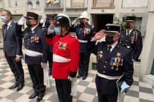 4ª Compañía “Pompe France” conmemoró Armisticio de la Primera Guerra Mundial