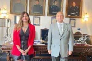 Teniente 1° Carolina Lazo fue elegida primera Capitán en el CBS para 2022