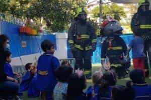 Departamento de Educación contra Incendios CBS realizó actividad en jardín infantil