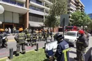 CBS trabajó en Incendio en edificio de Providencia