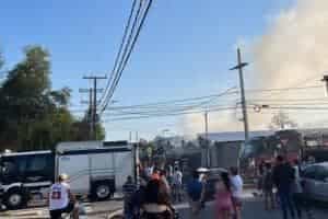 El Cuerpo de Bomberos de Santiago respondió a 2ª Alarma de Incendio en Renca