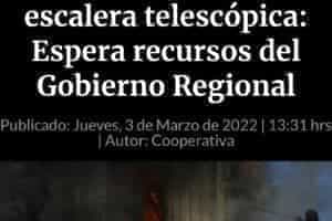 La prensa consultó a Comandante CBS por la necesidad de máquina para barrios patrimoniales