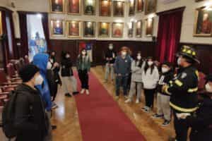 Brigada Juvenil de la 17ª Compañía visitó el MuBo y el Cuartel General en el Día de los Patrimonios