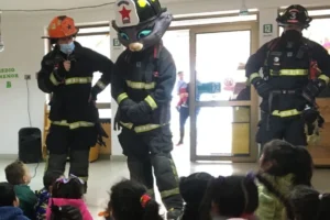 El CBS entregó mensaje de seguridad ante incendios en jardín infantil de Independencia