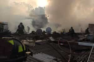 CBS respondió ante Incendio que afectó un cité en la comuna de Santiago
