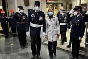 La “Pompe France” recibió la visita de la Embajadora de la Legión de Honor