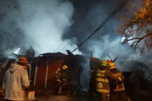 El CBS controló y extinguió incendio en Estación Central