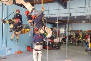 GRIMP del CBS y del CB de San Antonio capacitaron a la 1ª Compañía de San José de Maipo