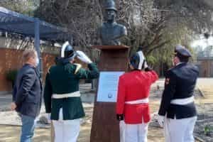 El CBS develó busto en homenaje al Comandante Mártir Máximo Humbser Zumarán