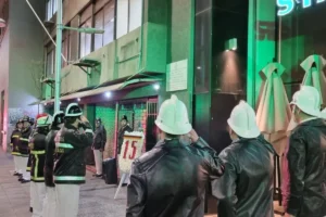 El CBS realizó homenaje nocturno al Comandante Mártir Máximo Humbser Zumarán
