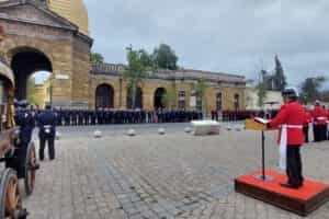 El adiós del Cuerpo de Bomberos de Santiago al Director Honorario José Matute Mora (Q.E.P.D.)