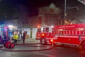 El CBS controló y extinguió incendio en local comercial de Independencia