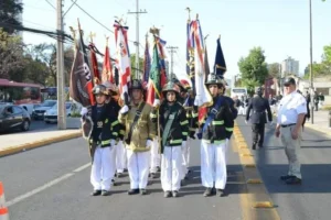 Brigadas Juveniles del CBS desfilaron en 50° Aniversario de BJ de “Bomba San Miguel” del CB Metro-Sur