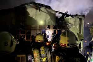 El CBS respondió ante incendio que afectó a discoteca del barrio Bellavista