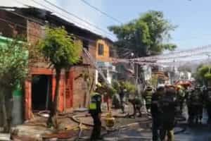 El CBS controló incendio que afectó propiedad en Estación Central