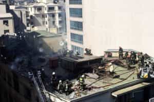 El CBS respondió ante incendio en edificio de departamentos del barrio Bellas Artes