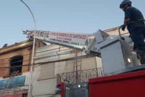 El CBS controló incendio que afectó cuatro locales comerciales en barrio Patronato