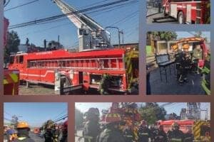 El CBS respondió ante incendio en La Quintrala con Av. Einstein