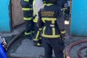 El CBS atendió Segunda Alarma de Incendio en la comuna de Recoleta