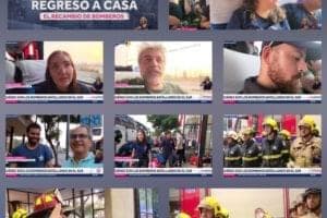 Televisión captó vivencias de Voluntarios y Voluntarias del CBS ante incendios forestales