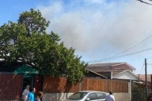 El CBS respondió ante incendio en calle Nueva de Matte con Calle Nueva 4, en Independencia