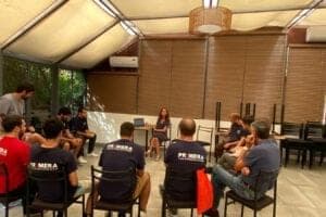 Voluntarios de la 1ª Compañía se capacitaron en manejo de estrés y TEPT