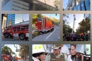 El CBS controló incendio en restaurant de la comuna de Vitacura