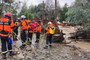 Rescate Agreste CBS fue en apoyo a búsqueda de bombero desaparecido en Linares