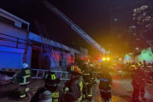 El CBS respondió ante incendio que afectó vivienda en la comuna de Independencia