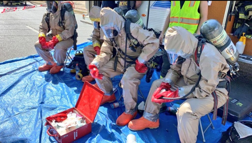 El CBS creó el Grupo Haz-Mat Santiago