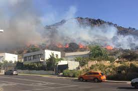 El CBS respondió ante Incendio Forestal en Lo Barnechea
