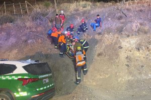 Voluntarios de 7ª y 19ª Compañía efectuaron rescate en Camino a Farellones