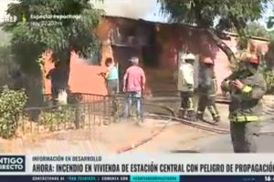 El CBS respondió ante 2ª Alarma de incendio en Estación Central