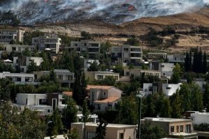 El CBS intervino ante incendio forestal en el sector de Los Litres, en Lo Barnechea