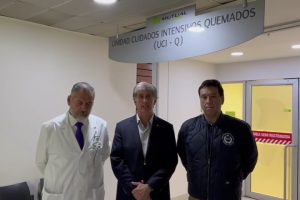 Voluntario Joaquín González Moore ahora se recupera en Unidad de Cuidados Intermedios