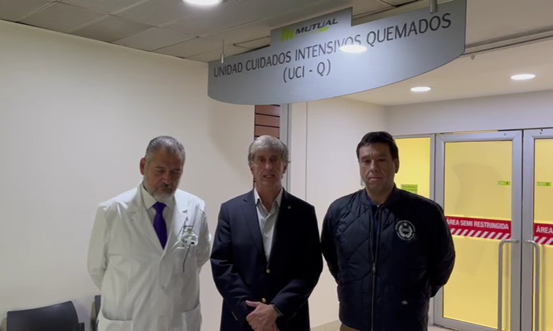 Voluntario Joaquín González Moore ahora se recupera en Unidad de Cuidados Intermedios