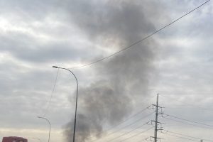 El CBS respondió ante incendio declarado en la comuna de Renca