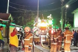 El CBS respondi&oacute; ante incendio en Mendoza y Pasionarias, en Renca