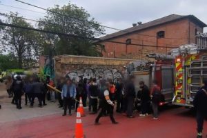 El CBS atendi&oacute; emergencia por bombas molotov en el INBA