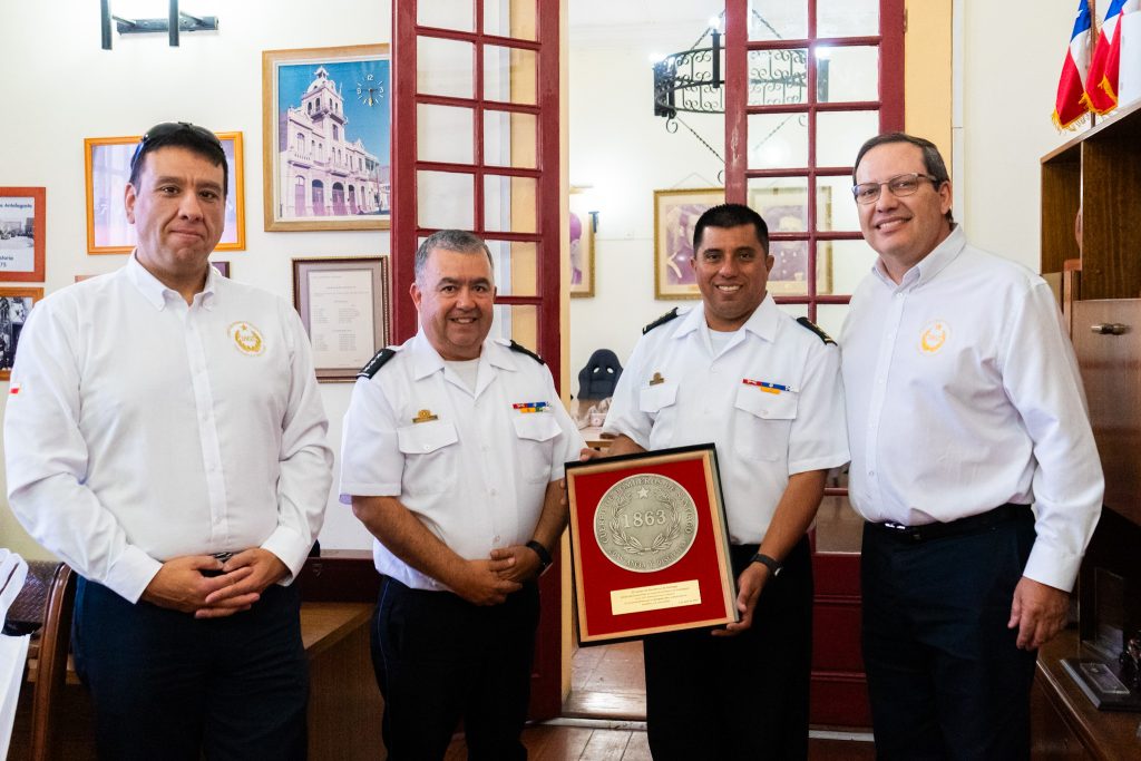 El CBS se hizo presente en 150° Aniversario del Cuerpo de Bomberos de Antofagasta