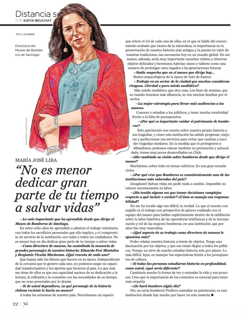 Directora Ejecutiva de MuBo: “No es menor dedicar gran parte de tu tiempo a salvar vidas”