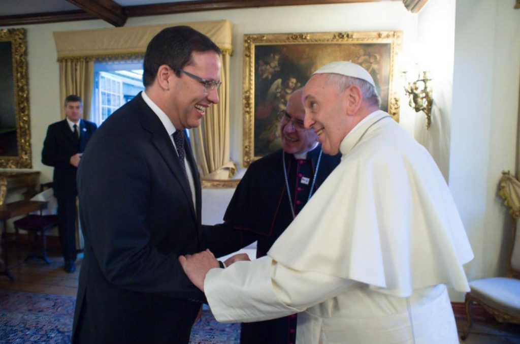 Superintendente y ex 2° Comandante recordaron cercanía del Papa y el rol del CBS en su histórica visita