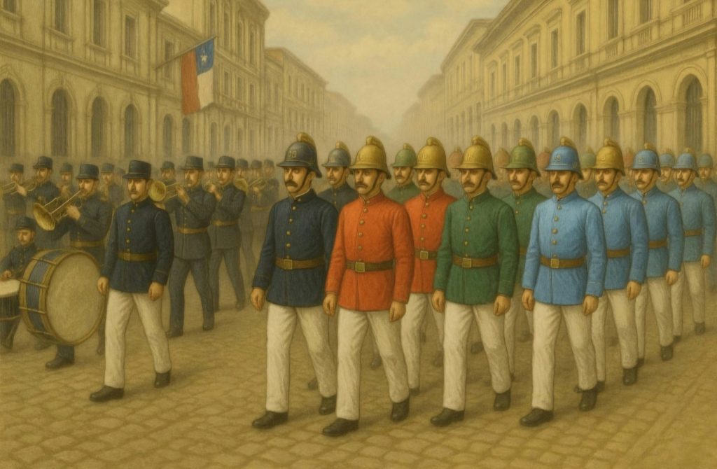 A 146 años de los “Bomberos Armados” de Santiago