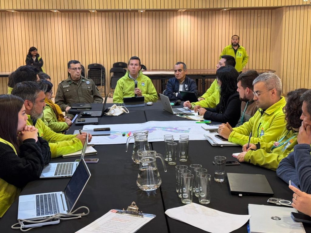 Capitanes del CBS se coordinan con los COGRID municipales para emergencia climática