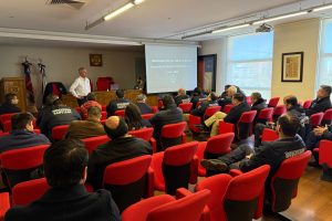 Superintendente y Comandante del CBS impartieron materias en Curso Superior Nivel III