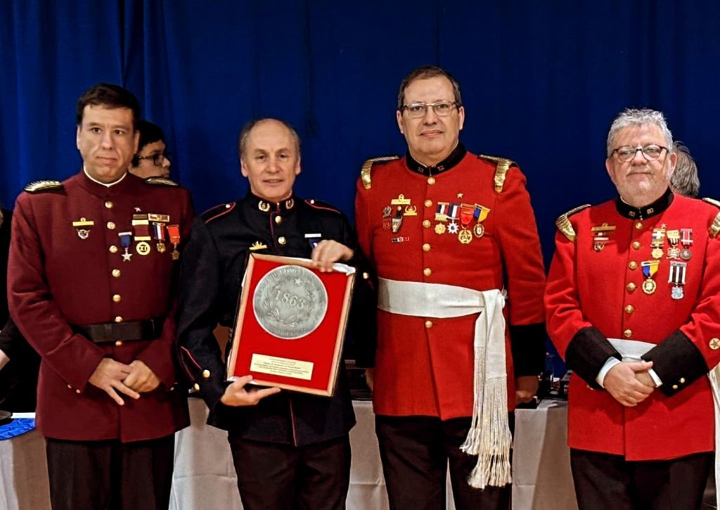 El CBS dijo presente en ceremonia por los 160 años del Cuerpo de Bomberos de Puerto Montt