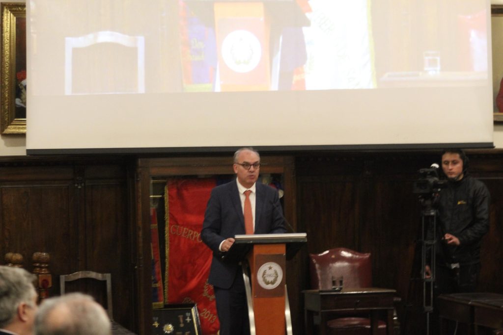 Secretario General leyó Memoria 2023 del Cuerpo de Bomberos de Santiago