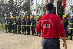 USAR-SANTIAGO realizó trabajo práctico en el Campo de Entrenamiento