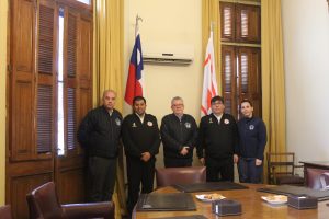 Oficiales generales del CBS sostuvieron reuniones de trabajo con Bomberos de Antofagasta