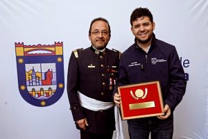La 22ª Compañía del CBS se hizo presente en 34° Aniversario de la comuna de Independencia